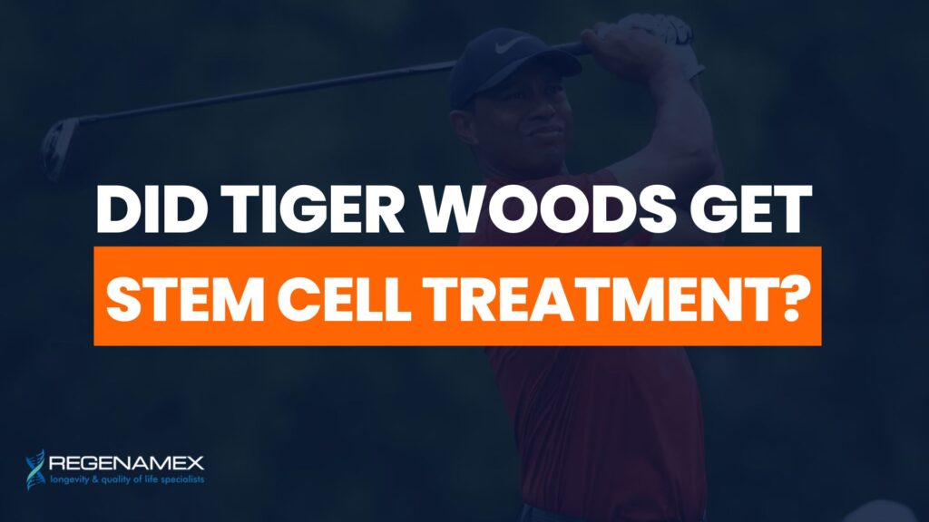 Did Tiger Woods get stem cell treatment