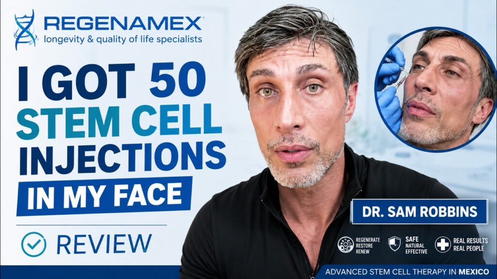 Video Thumbnail: Stem Cell Facial 50 Injections In My Face Dr Sam Robbins