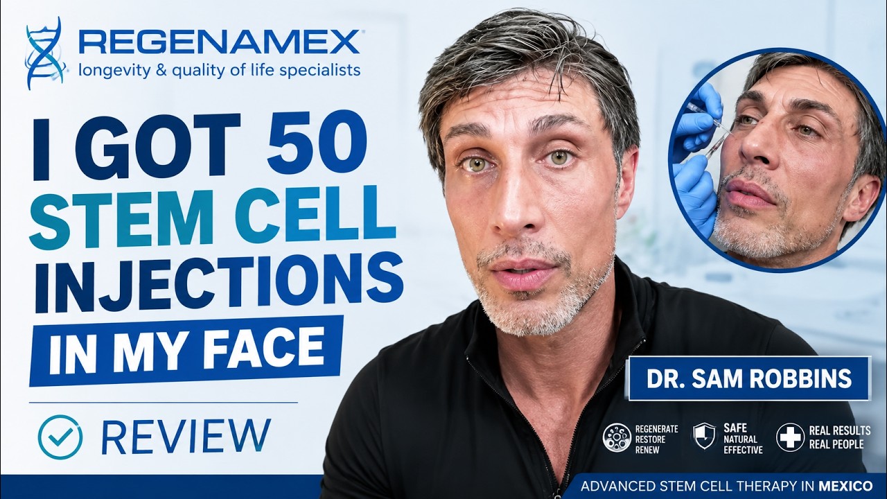 Video Thumbnail: Stem Cell Facial 50 Injections In My Face Dr Sam Robbins