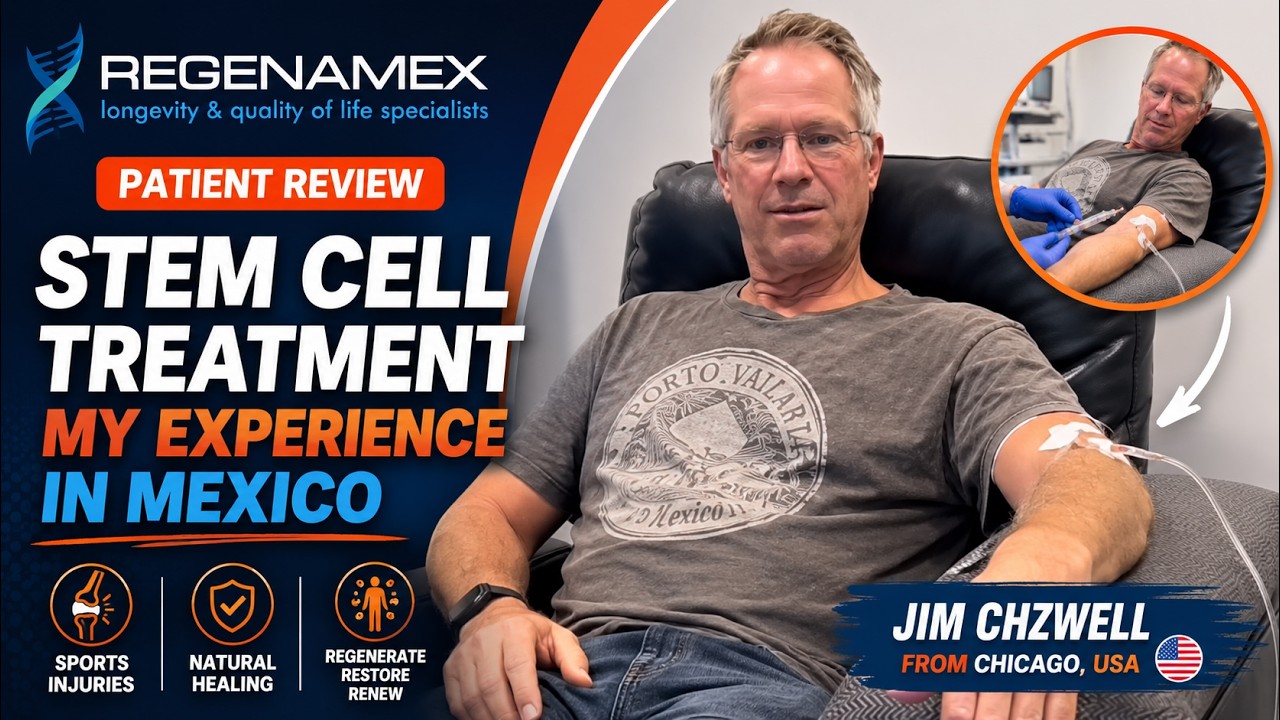 Video Thumbnail: Stem Cell Therapy in Mexico: Patient Review After 3 Treatments